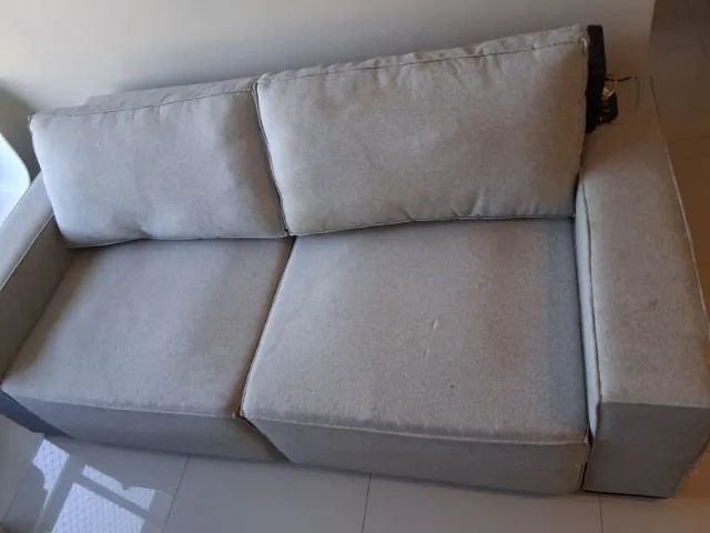 Vendo Sofá 2 lugares - Retrátil - Foto 2