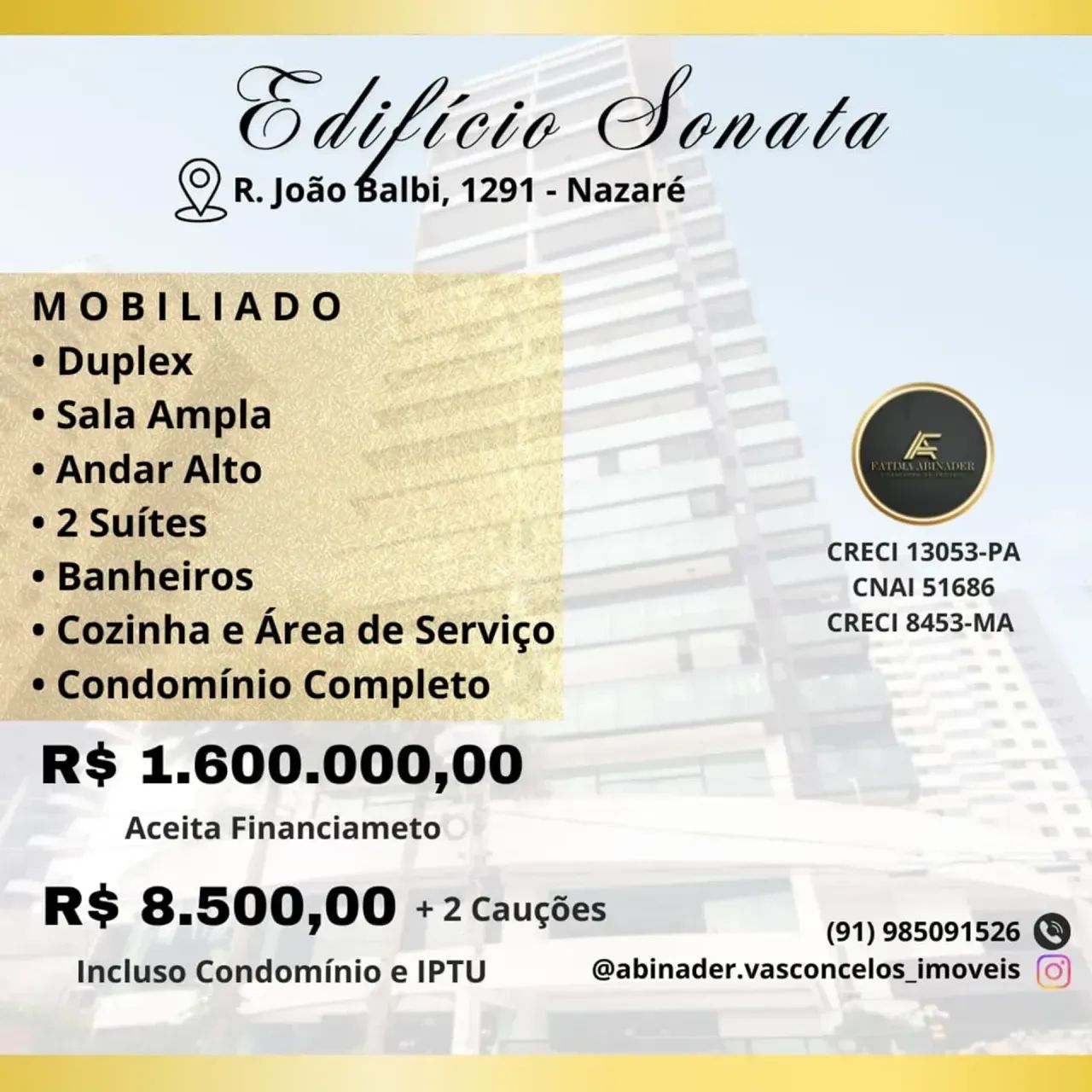 Edifícil  Sonata Residence - Duplex alto padrão - Foto 2
