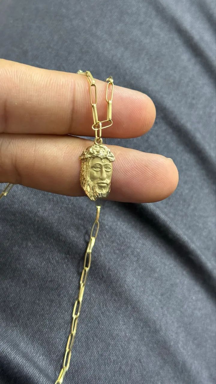 Corrente ouro 18k nova sem defesa 