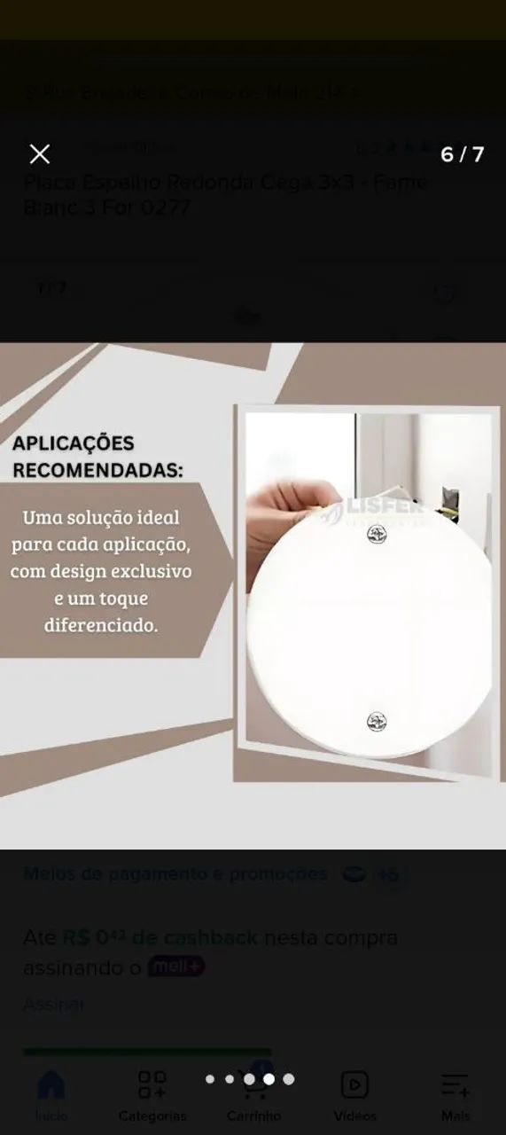 20 placas Cegas Fame Redonda 3 polegadas novas  - Foto 5