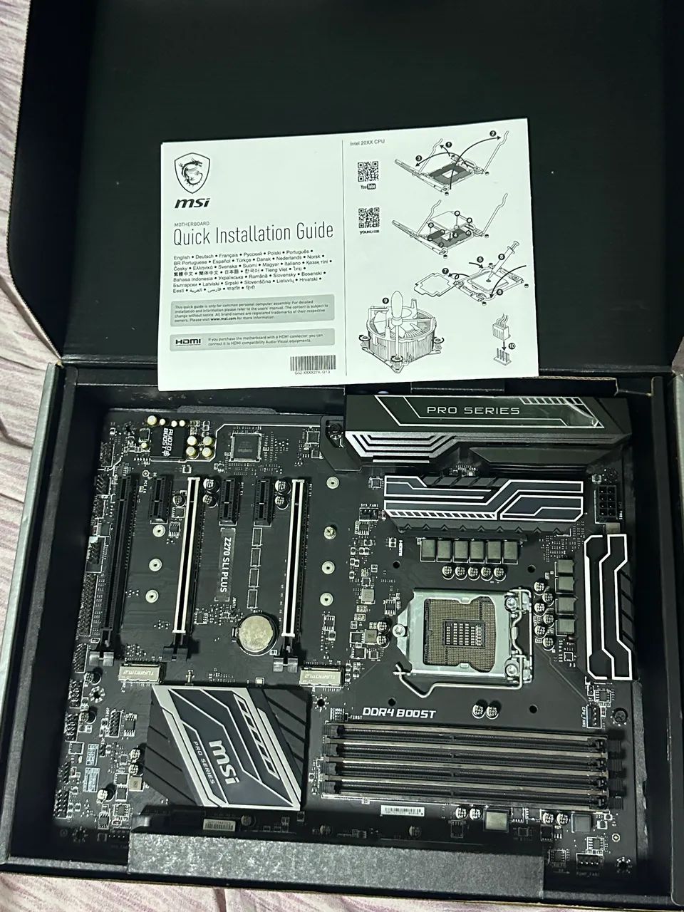 Placa mãe Z270 SLI PLUS  