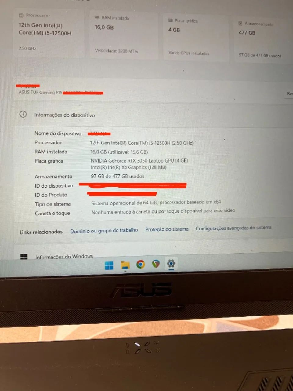 Notebook ASUS TUF Gaming F15 - Foto 4