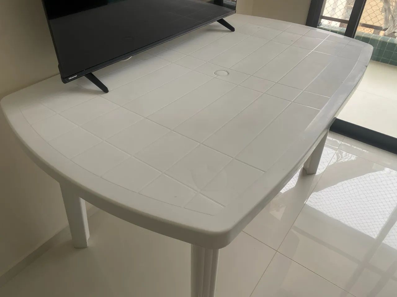 Mesa de Plástico | 4 lugares | Desmontável - Foto 2