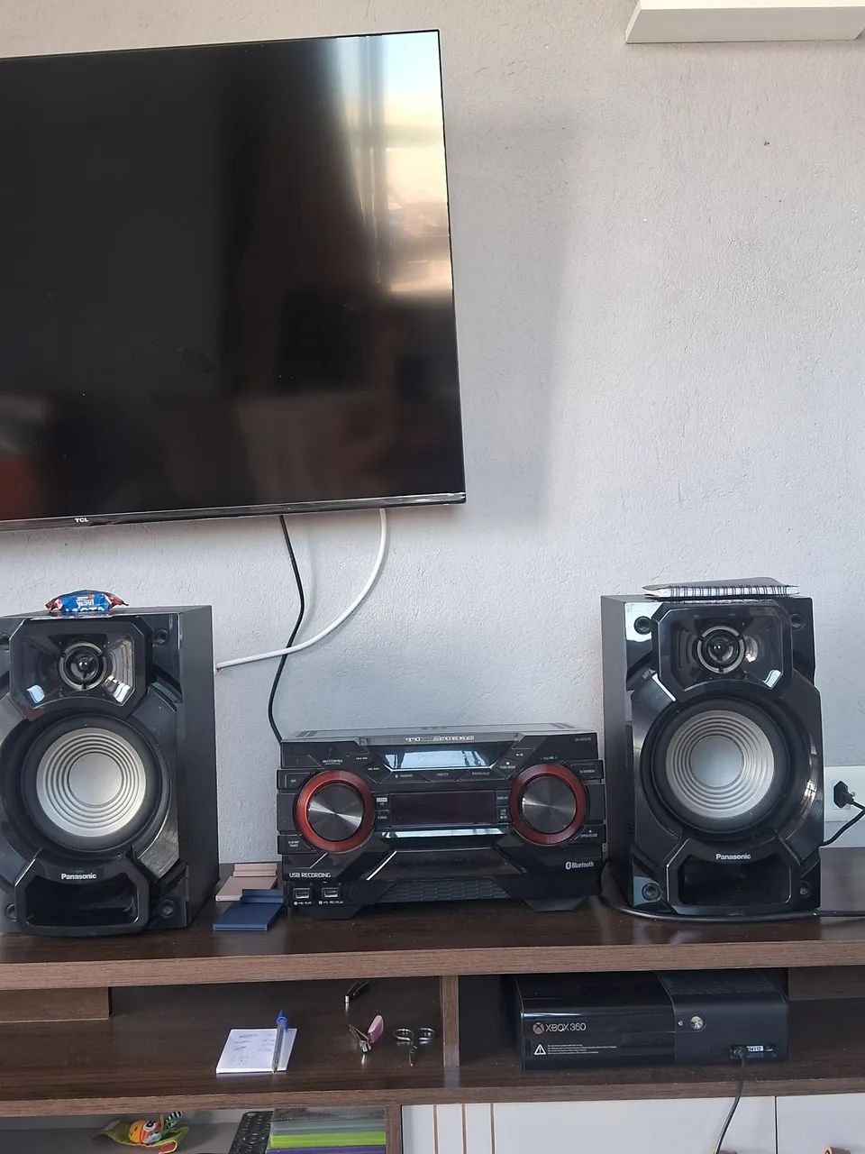 Som panasonic sa-akx220 450w 