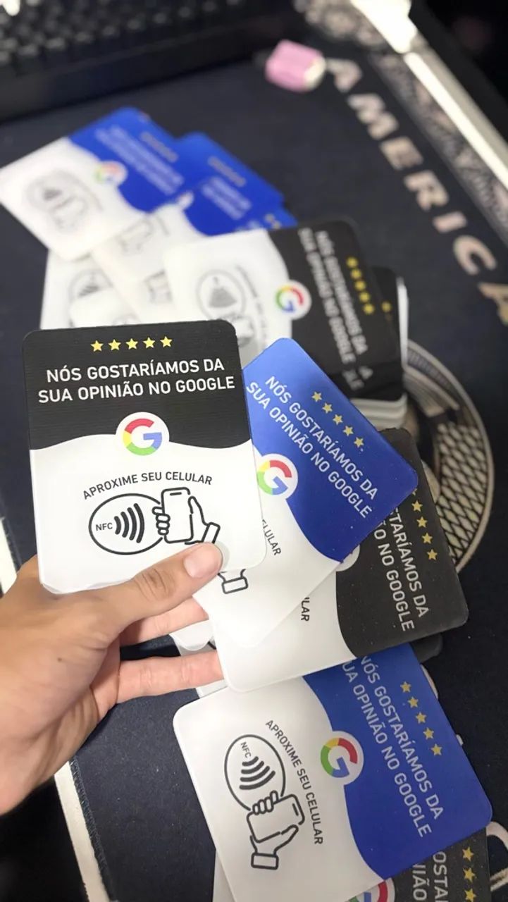 PLACA NFC GOOGLE AVALIAÇÃO  - Foto 2