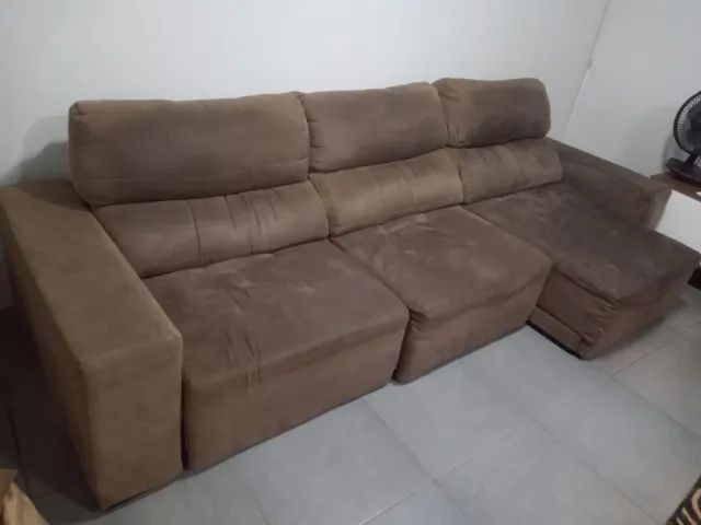Sof á retrátil de três lugares - Foto 2