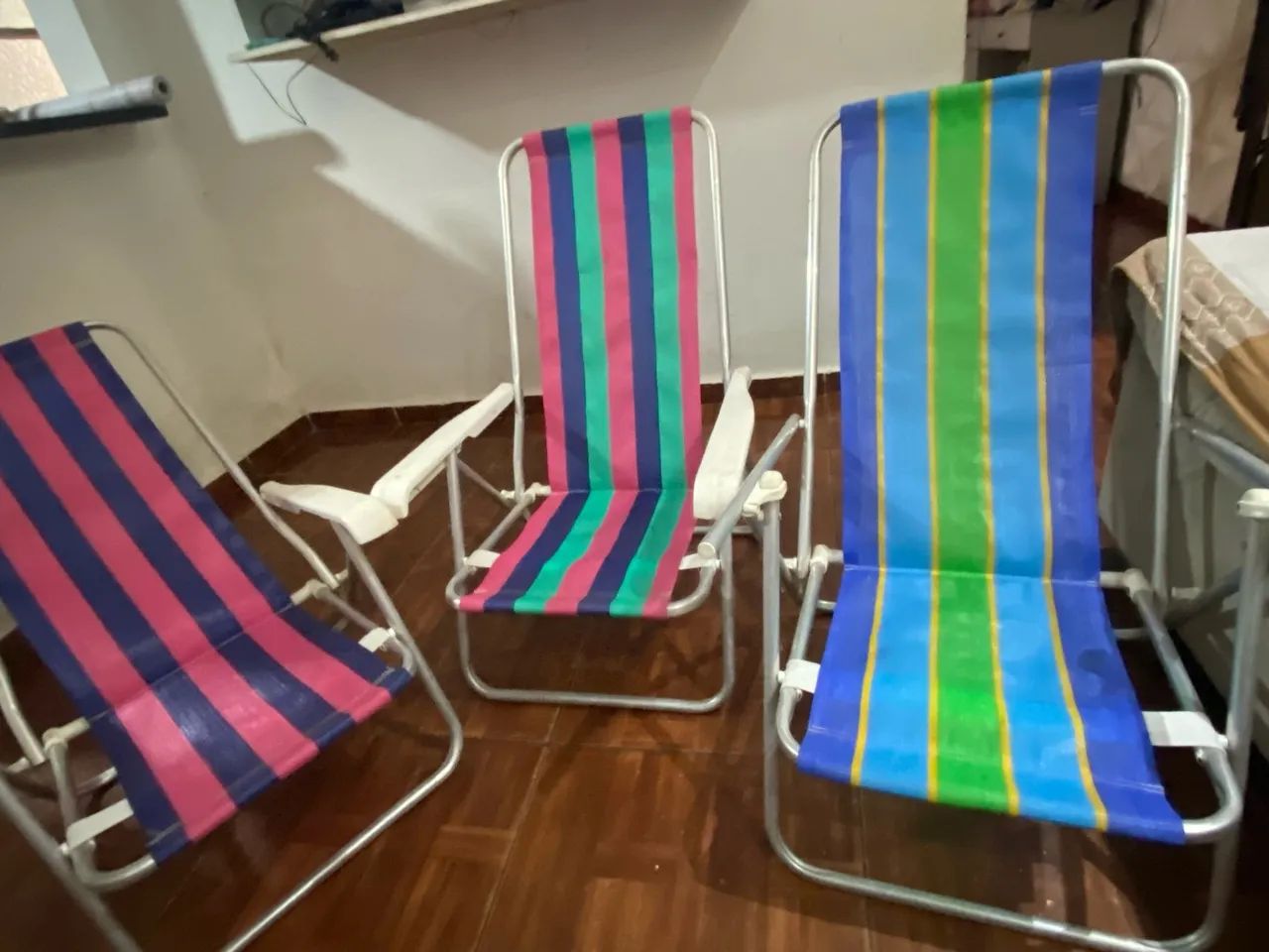 3 Cadeiras  de praia