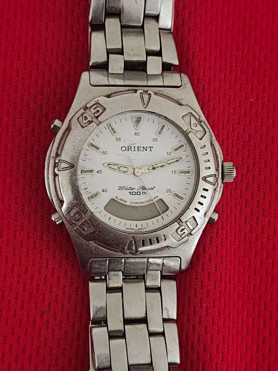 Lote 2 Relogios Orient Technos Ana / Dig Anos 90 Parados - Foto 3
