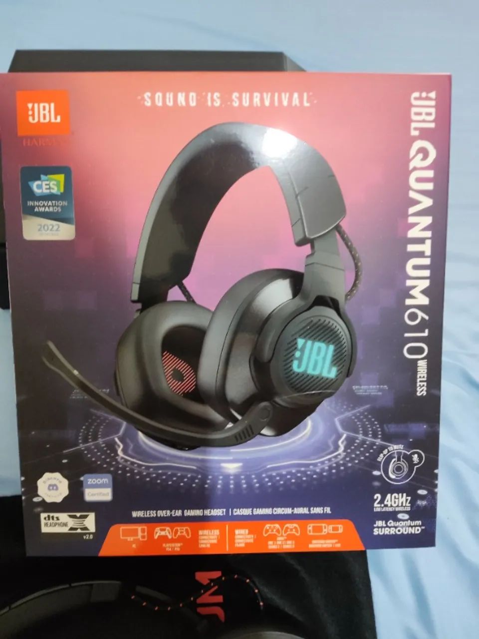 JBL Headset Gamer, Quantum 610, Wireless - Foto 4