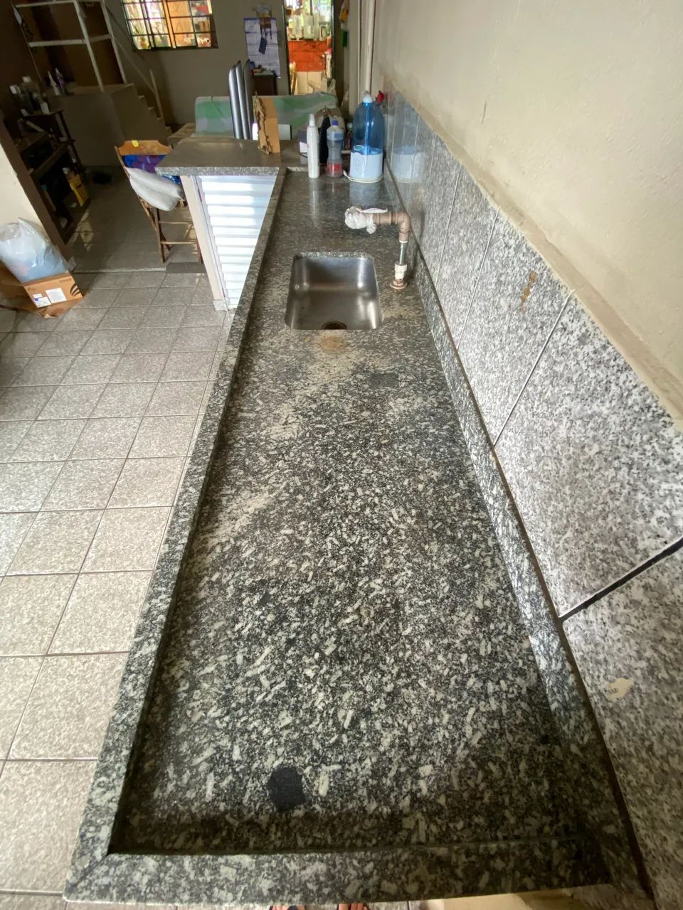 Pia com área seca + Bancada de Granito  - Foto 3