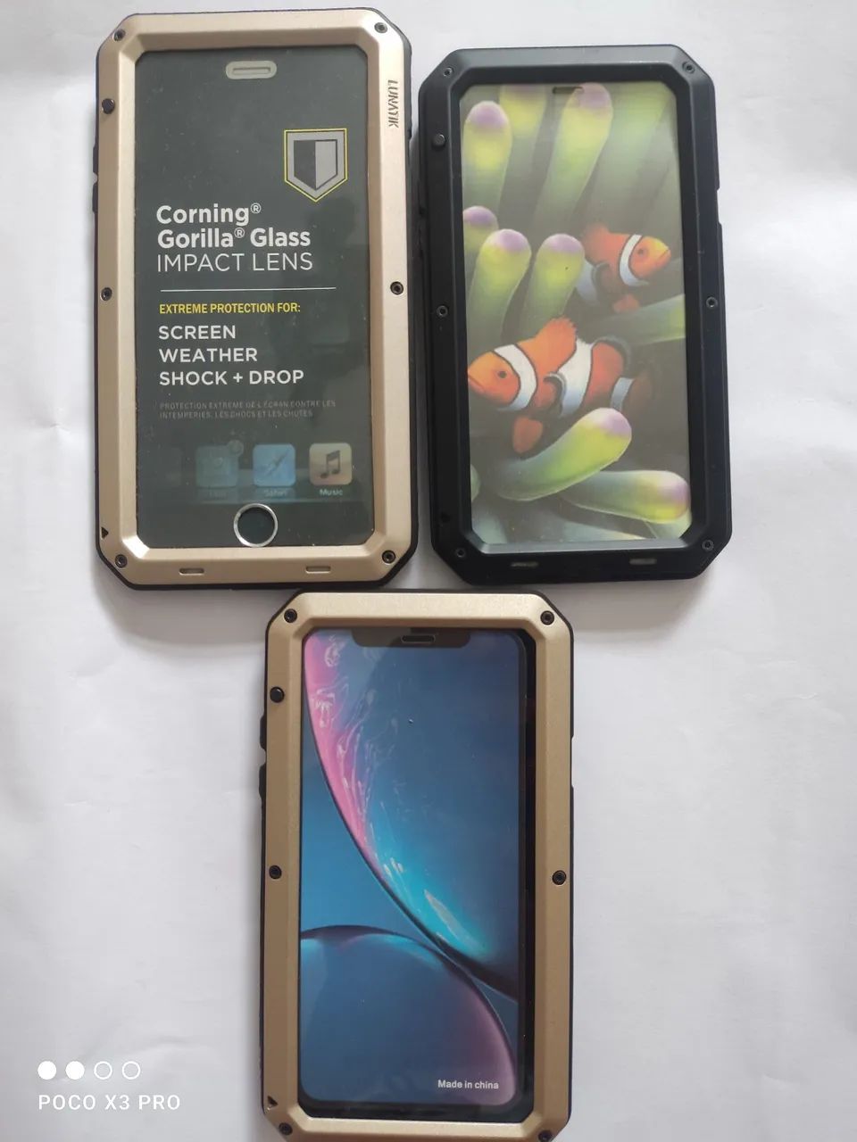 Capa parafusada iPhone x XR xS 8 plus 