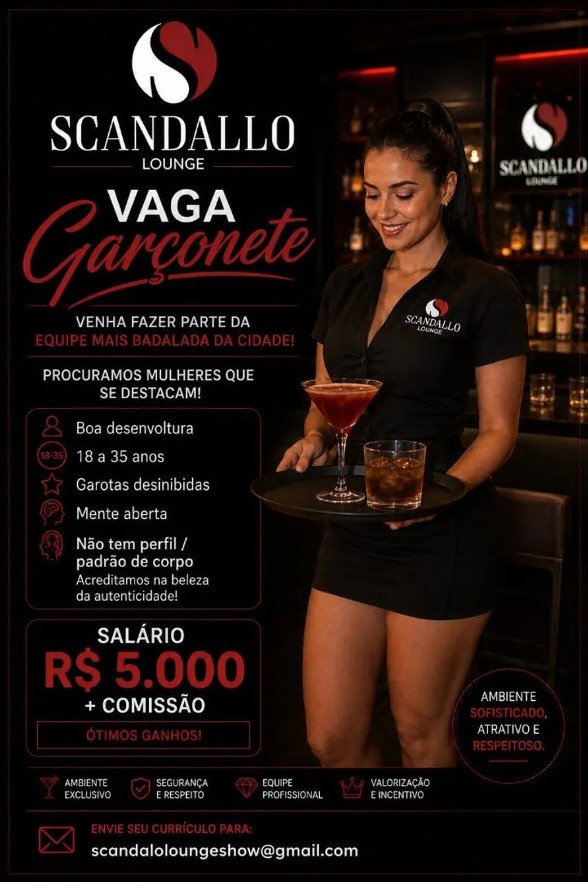 Vaga de recepcionista 