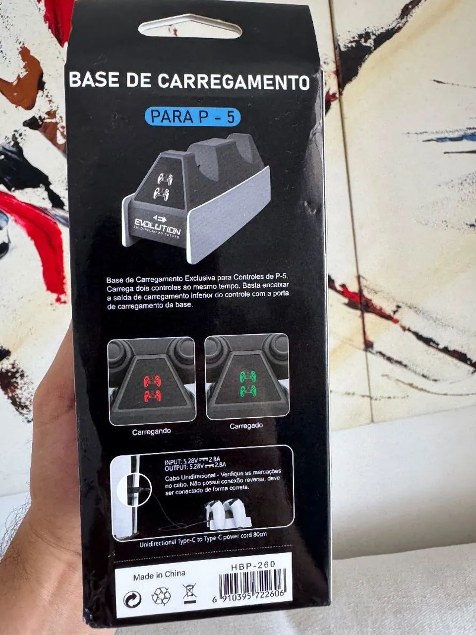 PS5 base de carregamento dupla lacrada  - Foto 2