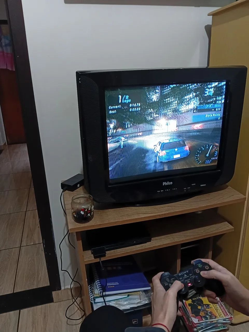 PS2 com controle original - Foto 2