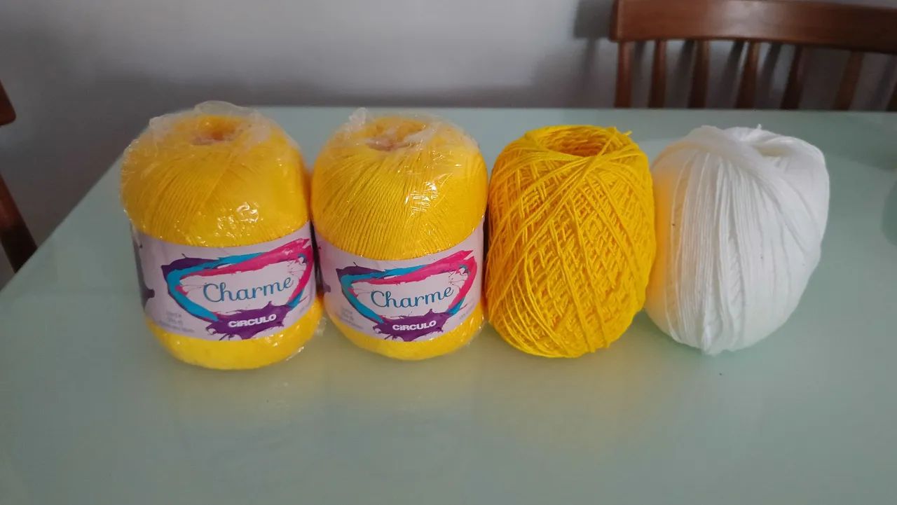 Linhas e lãs para crochê. - Foto 4