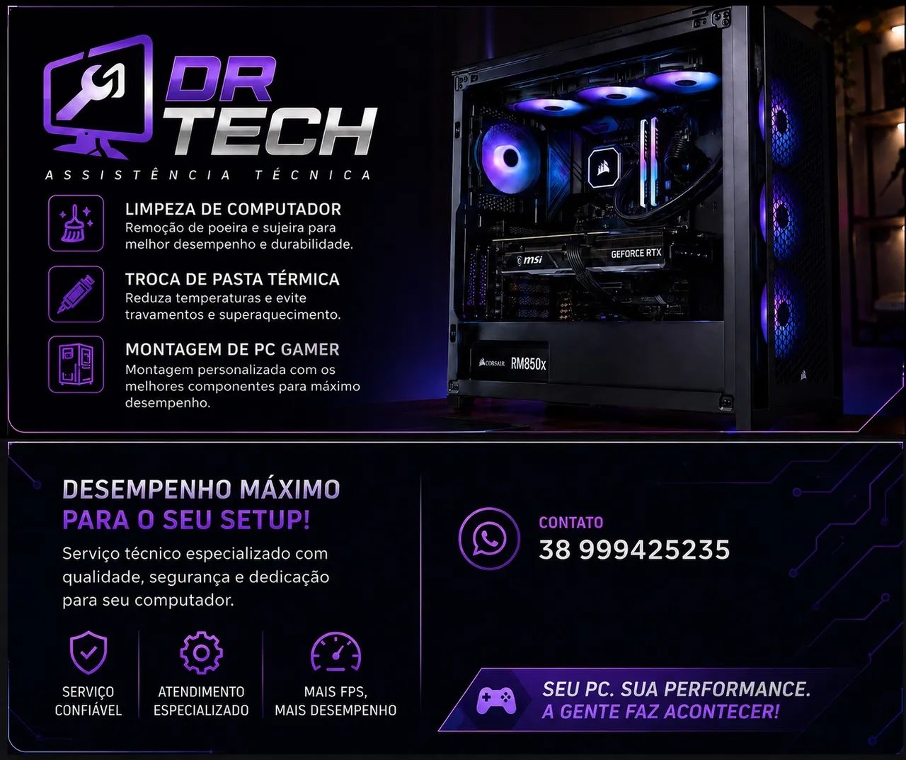 Montagem e limpeza  - Foto 2
