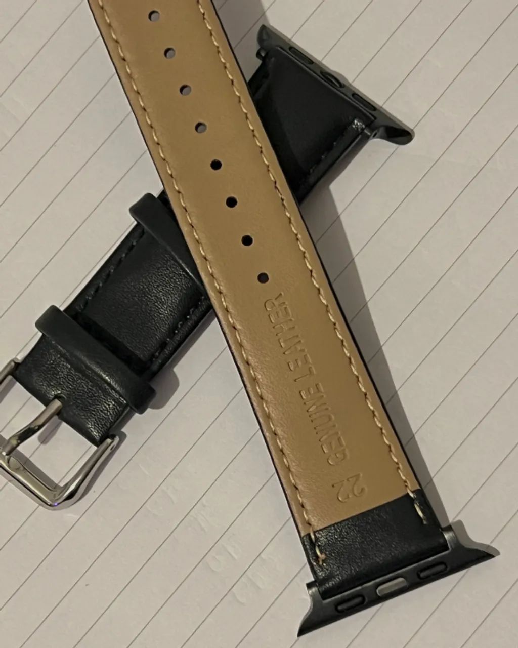 Pulseira Apple Watch Pulseira Couro SmartWatch - Foto 3