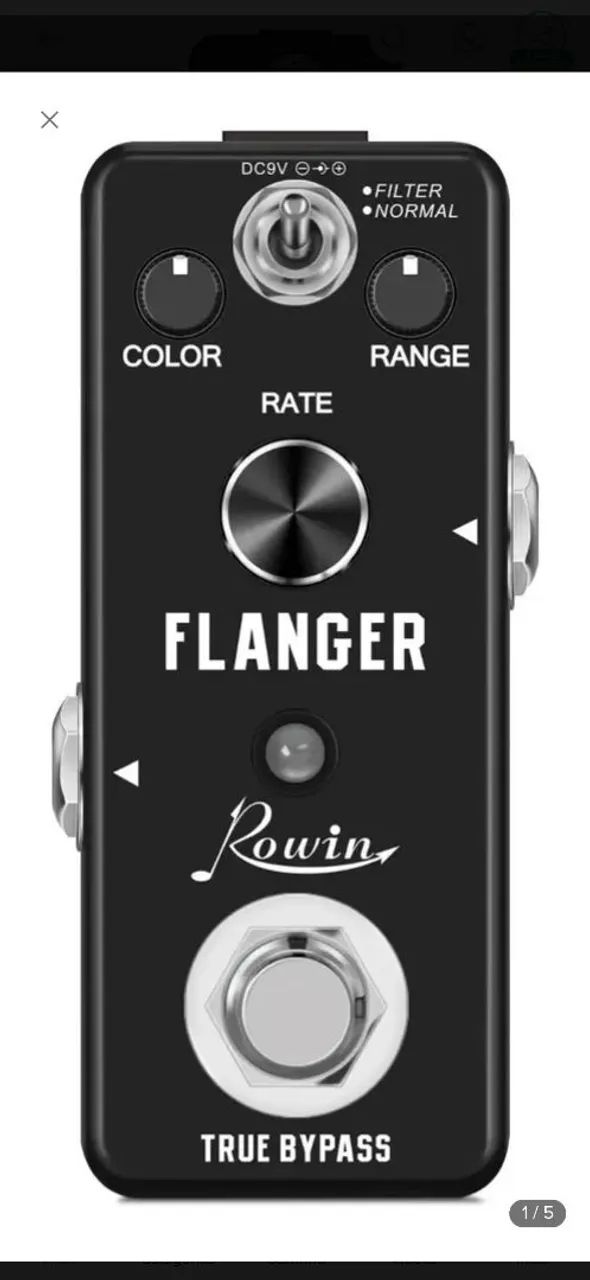 pedal de efeito Rowin LEF-312 Flanger
