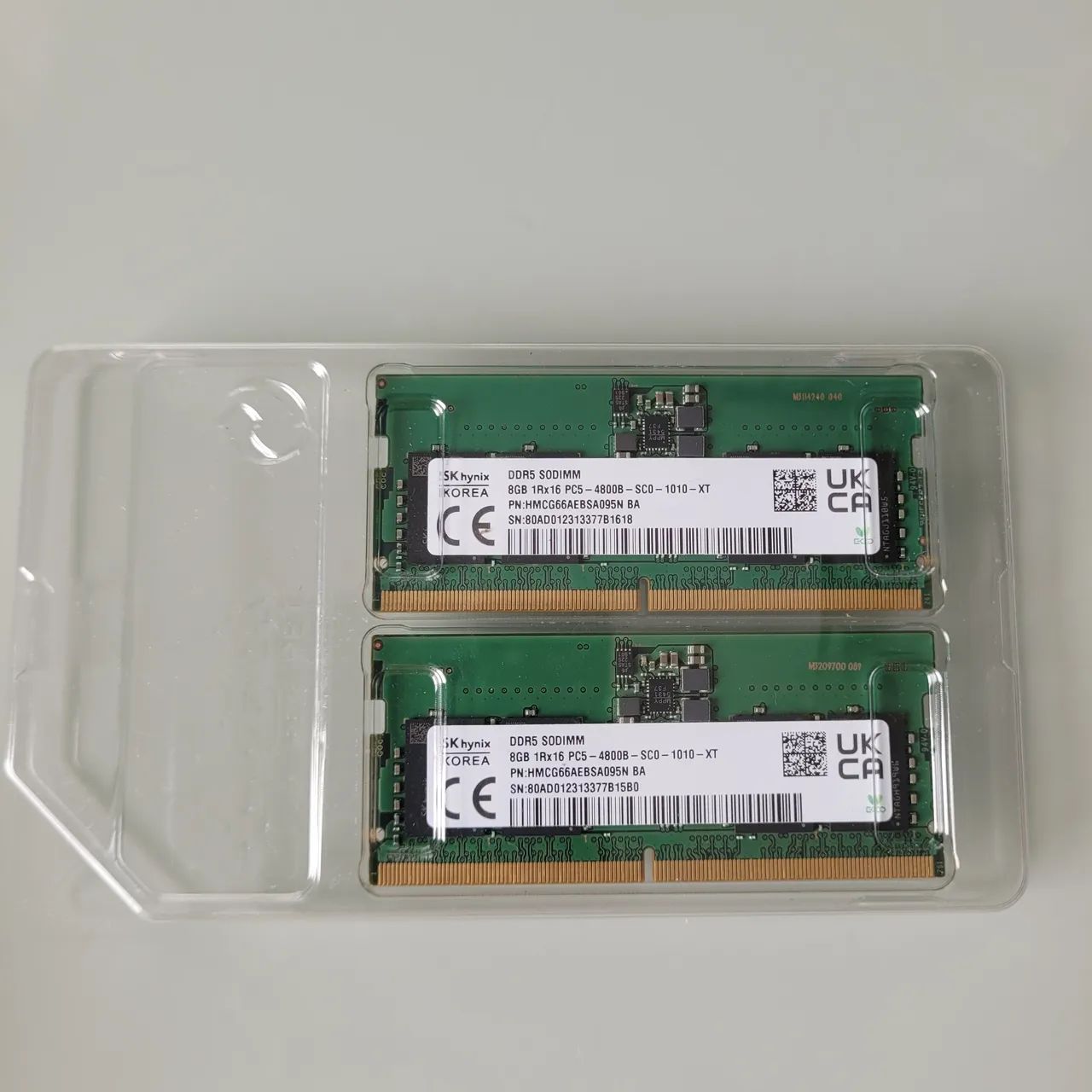 2x Memória notebook DDR5 8GB 4800 SKhynix - Foto 3