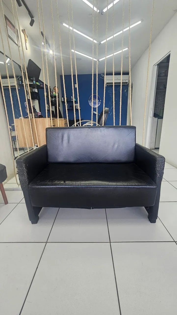 Mini sofá 2 lugares R$190,00
