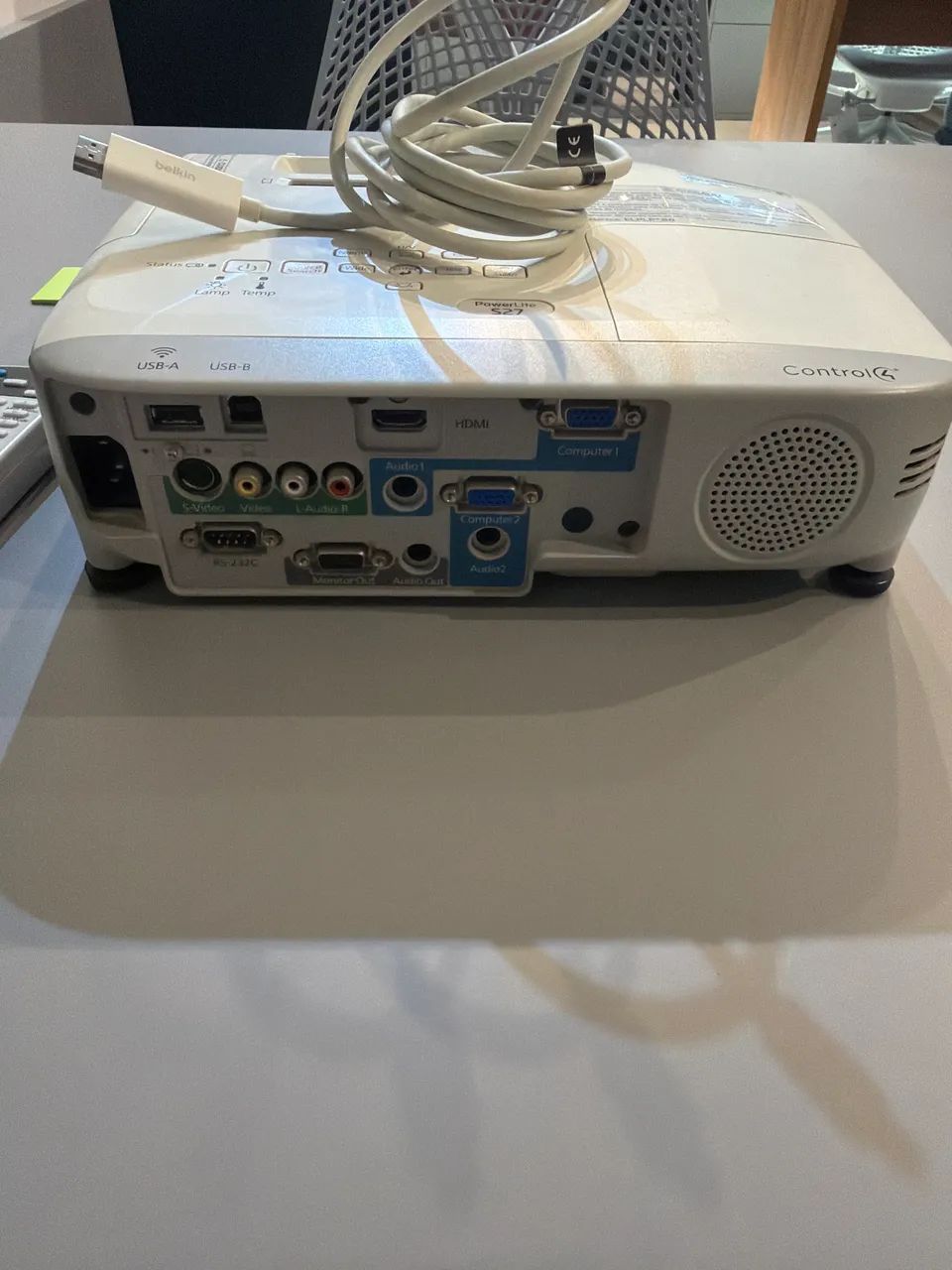 Projetor EPSON HDMI Power lite S27 - Foto 4