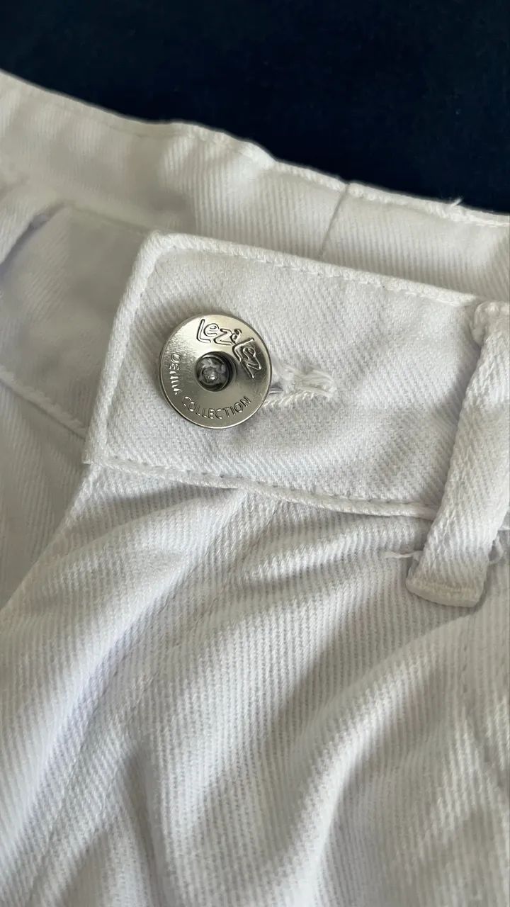 Shorts branco lez a lez  - Foto 4