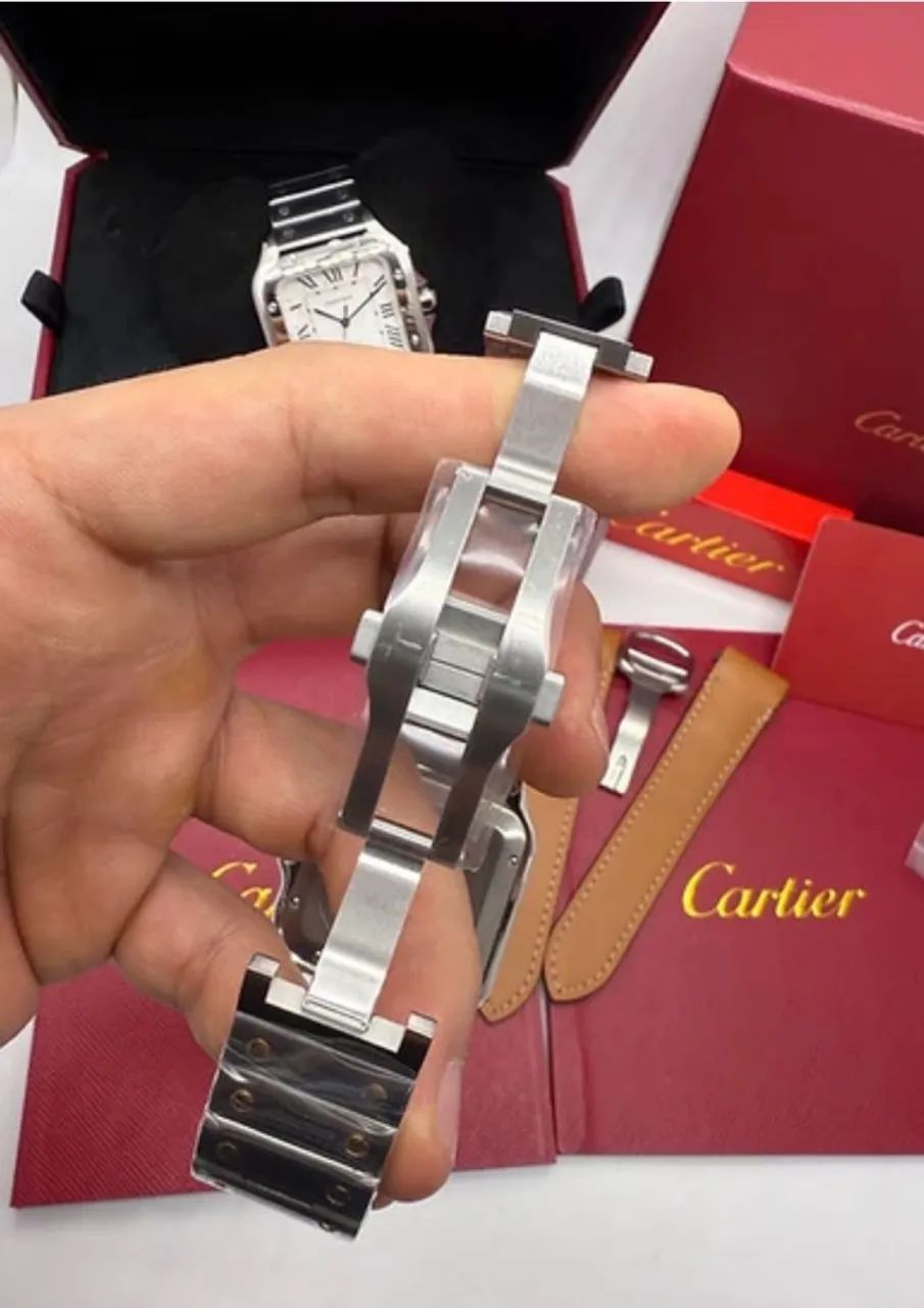 Relógio Cartier Santos Two-Tone 40mm Automático  - Foto 4