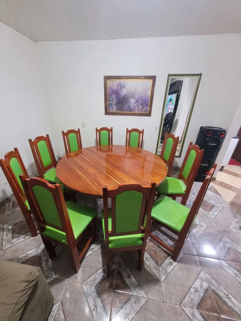 Mesa de Macacaúba Redonda 10 Lugares - Foto 3