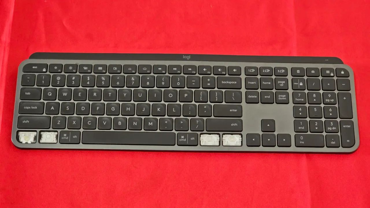 Teclado Logitech MX Keys cinza - Foto 5