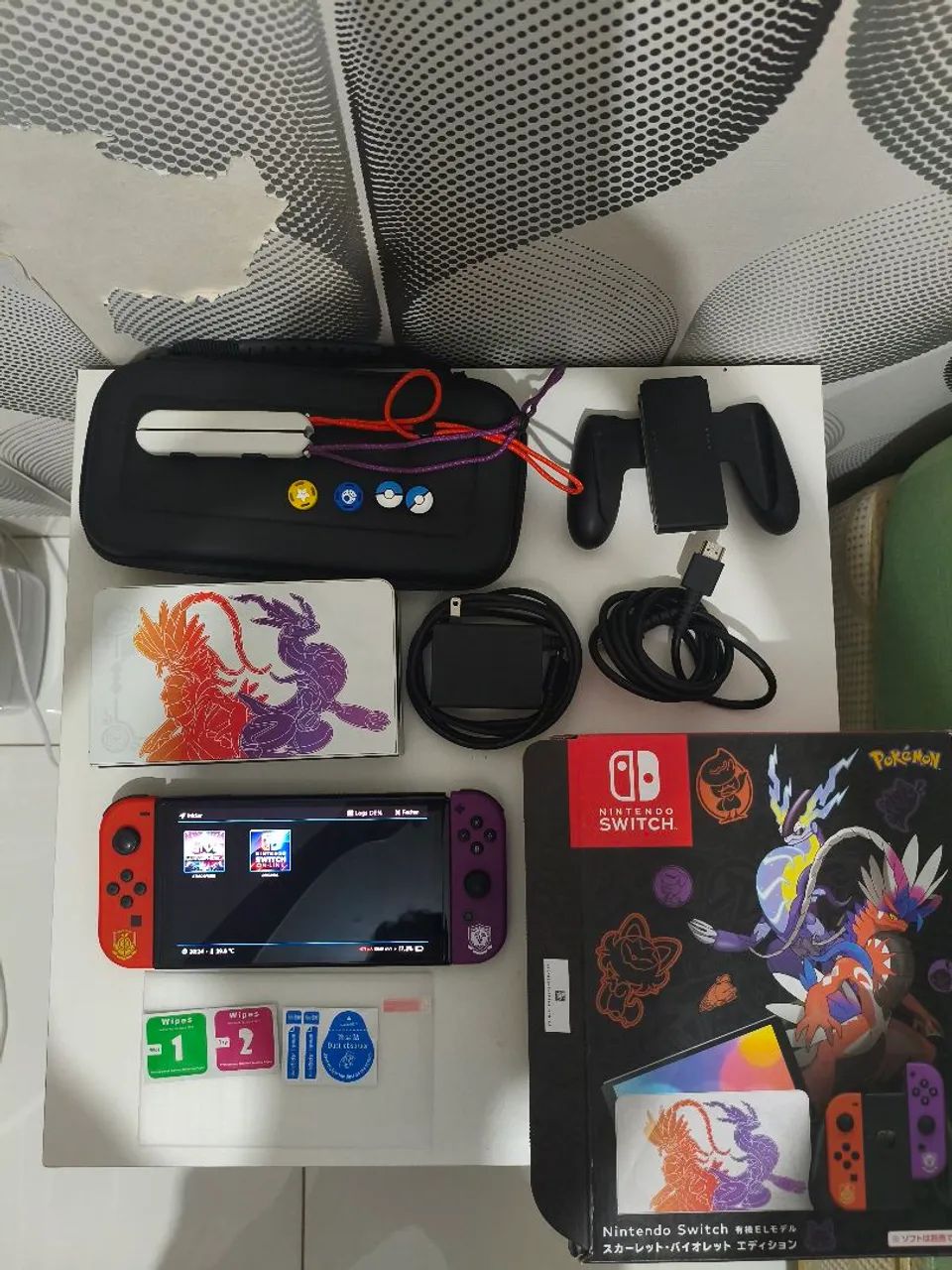 Nintendo Switch OLED Desbloqueado Edição Especial+ SSD 512gb e