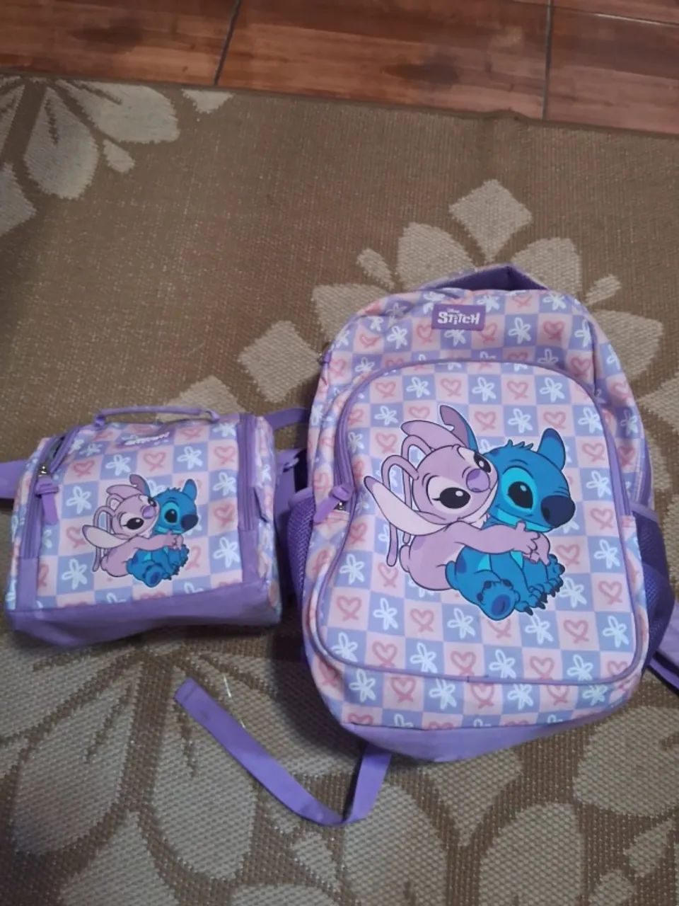 Mochila e lancheira escola Stich  - Foto 2