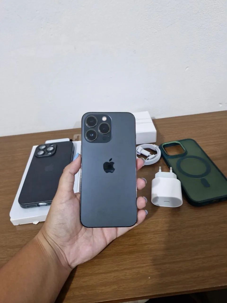 iPhone 13 pro 256gb impecável todo original 