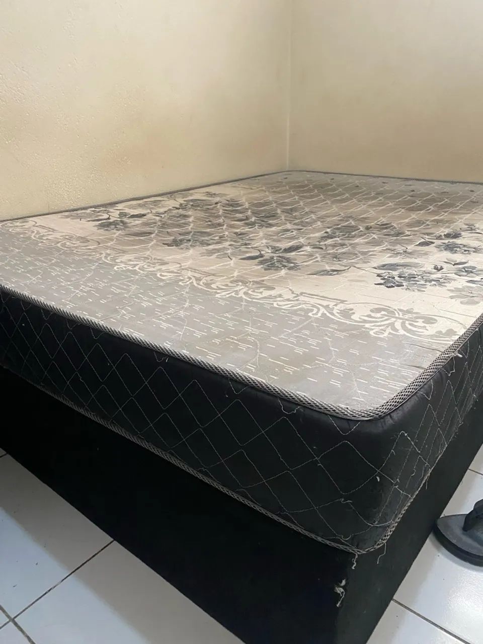 Cama box casal + colchão de espuma de alta qualidade. - Foto 3