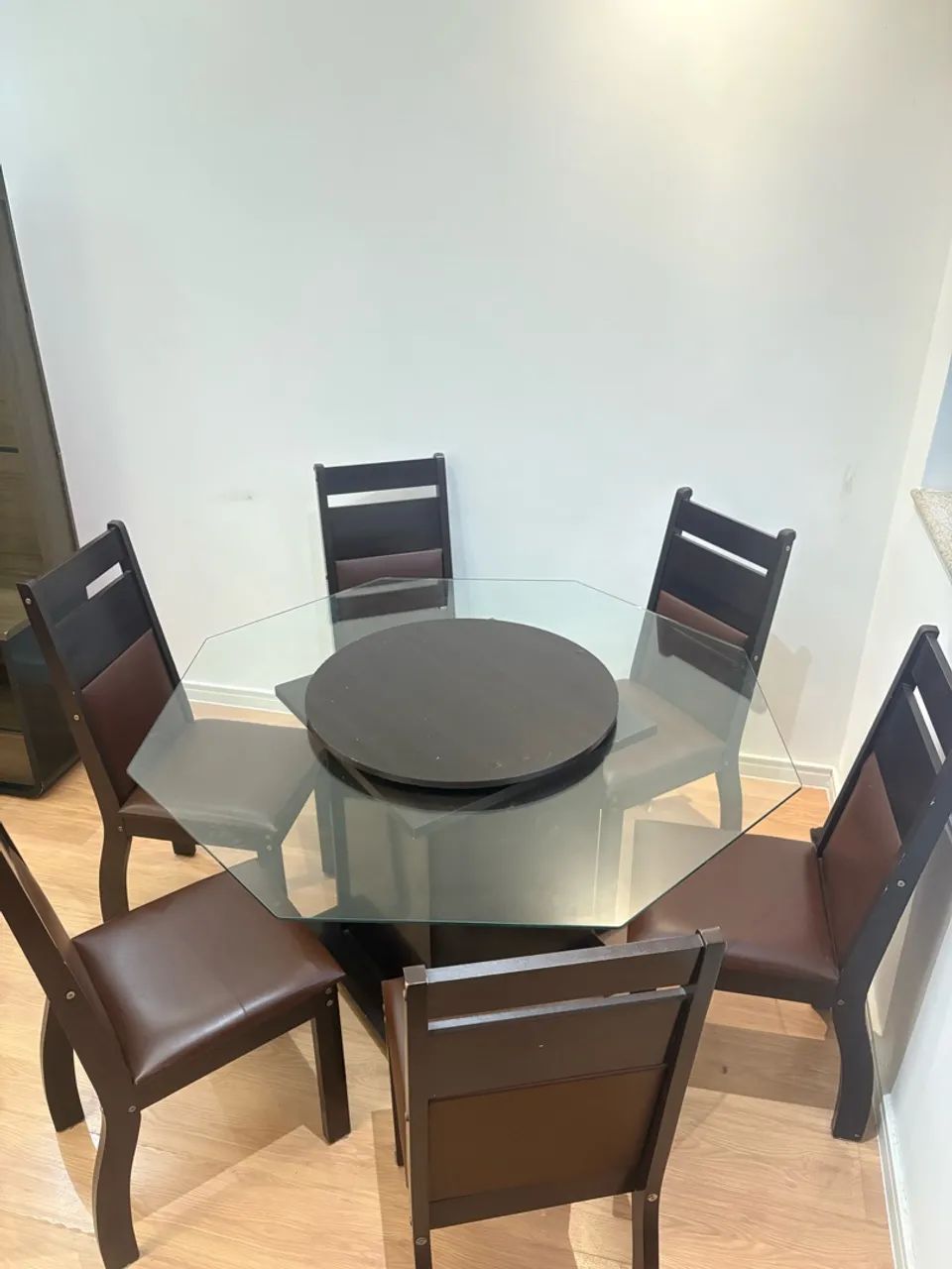 conjunto de mesa de jantar com 6 cadeiras  - Foto 4