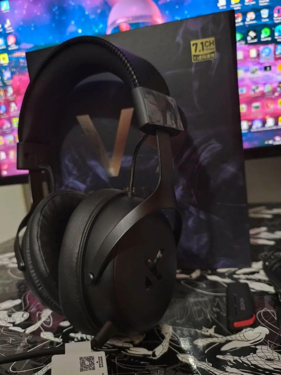 Headset Mchoose V9 pro | 250 hs de bateria | Wireless e bluetooth 