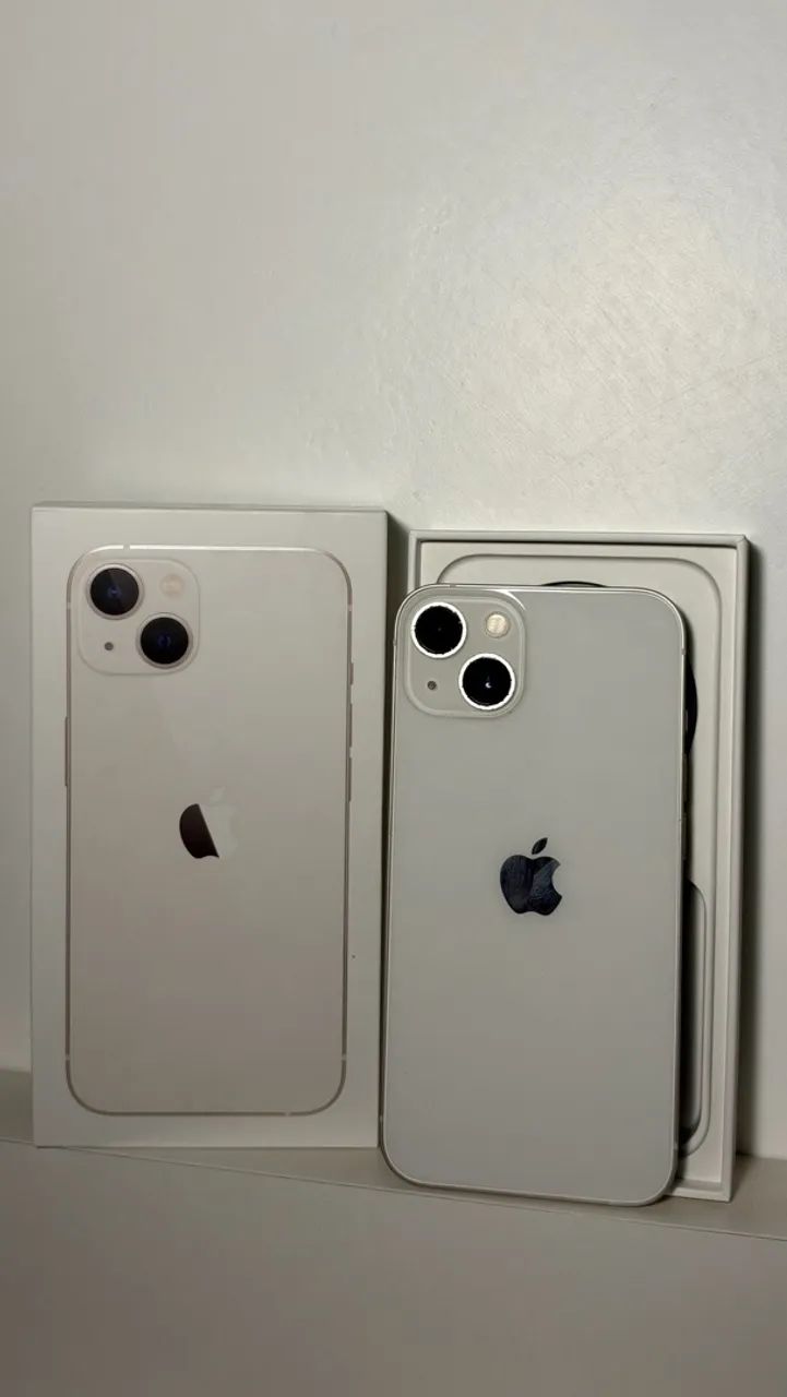 IPHONE 13 - BOM ESTADO (128GB, COR: ESTELAR/BRANCO) 