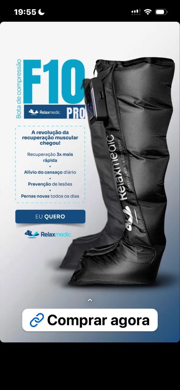 Bota pneumática f10 Pro - Foto 3