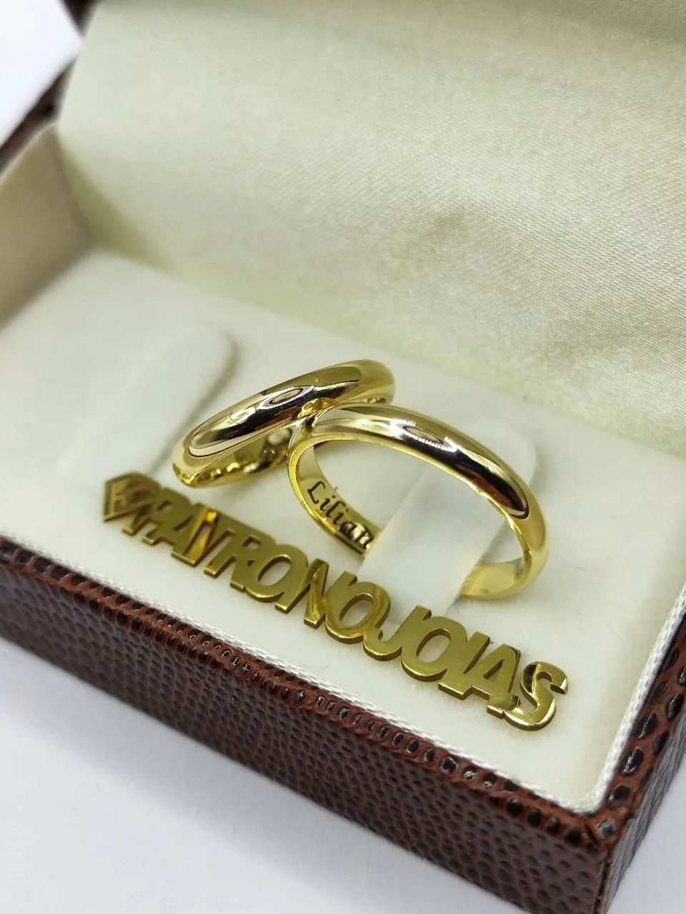 Aliança em Ouro 18k  - Foto 3