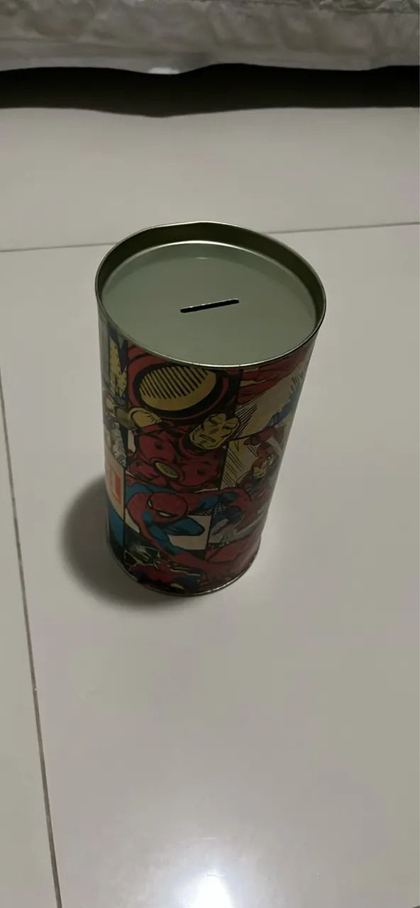 Cofre de Moedas em Lata Marvel Comics Piticas Original / Porta Objetos - Foto 3