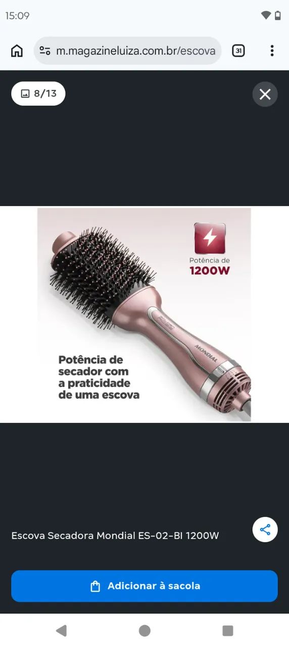 Escova secadora 