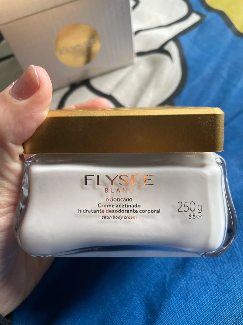 Creme acetinado Elysée Oboticario 