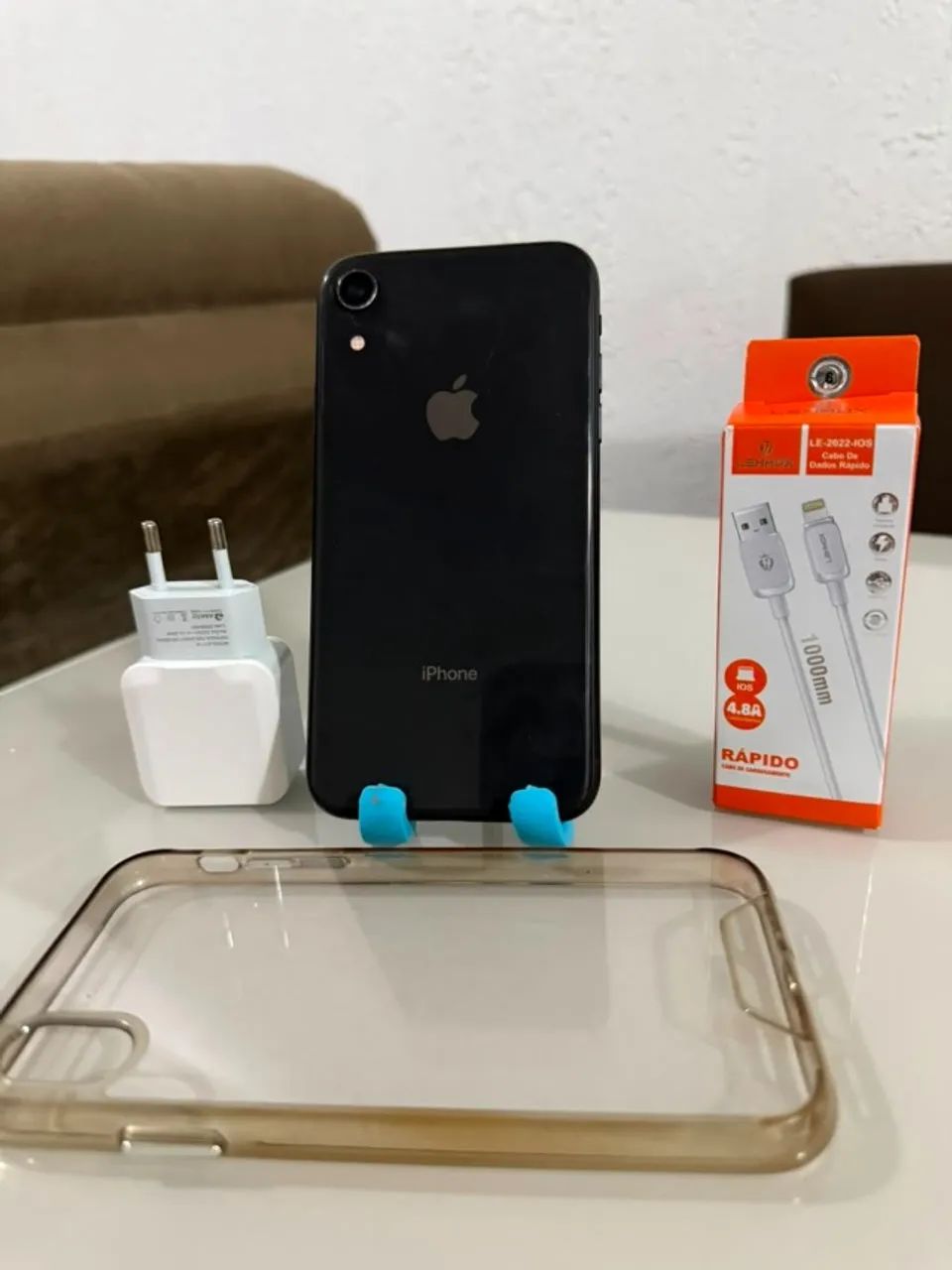 iPhone XR Black (64GB) ? Original e Conservado! Aceito cartão