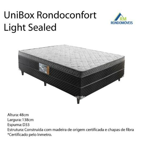 Cama Box de Casal K139 - Unibox Light Sealed - Foto 4