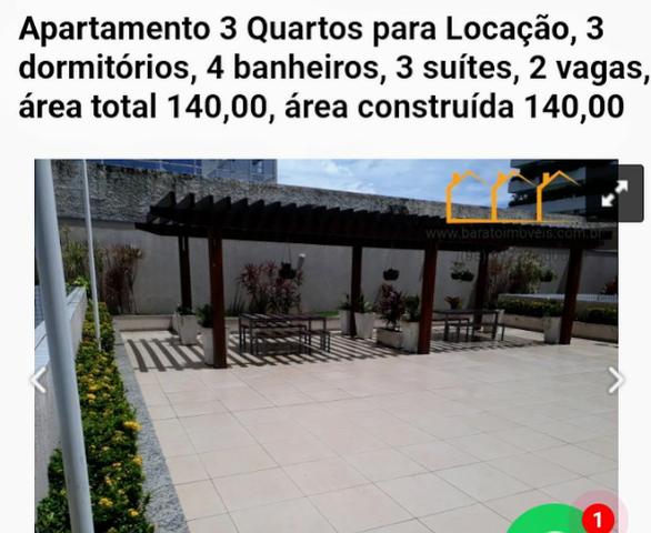 Apartamento na Península / 140 m2 / 3 Suites / Todo Projetado / Só R$ 5.250,00 - Foto 6