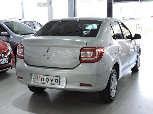 Renault Logan Expression 1.6 completo prata - apenas 43.500 km - Foto 3