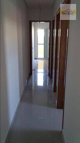 Apartamento com 3 dormitórios à venda, 90 m² por r$ 420.000 - parque das nações - santo an