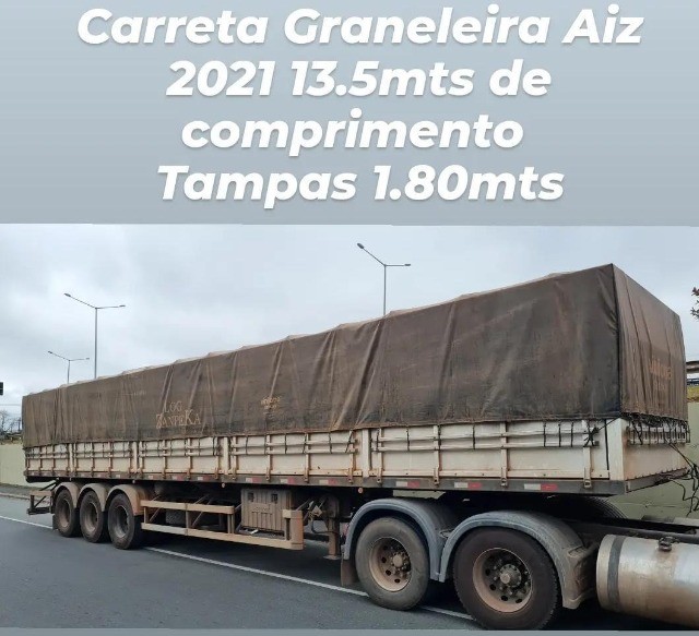 CARRETA GRANELEIRA AIZ 13.5 METROS 2021