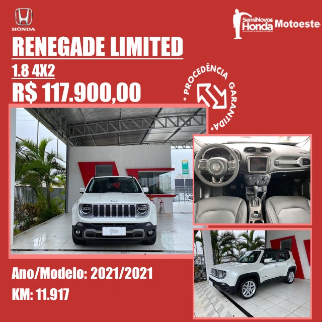 JEEP RENEGADE LIMITED 1.8 4X2