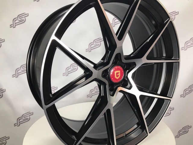 Rodas Gisa Flow Form Glória 5x112 - 22x8,5 e 22x10 aro 22 duas talas - Foto 4