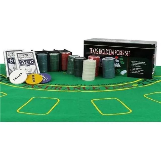 Jogo De Lata Poker Texas Hold'em Poker Set